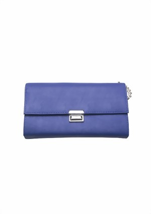 Bild von Service-Portemonnaie mit Kette blau